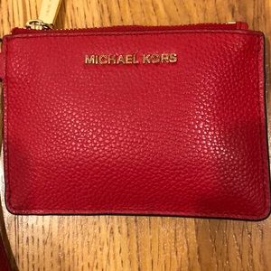 RED Michael Kors Wristlet